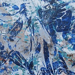 Deep Blue geschilderd door 