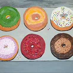 Weekendbox geschilderd door 