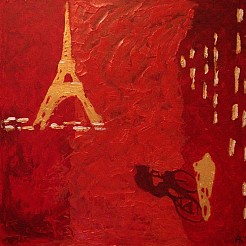 Me and My shadow geschilderd door 