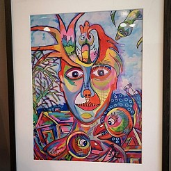 Birdman geschilderd door 