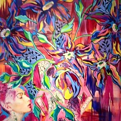 Flowers of sensitivity geschilderd door 