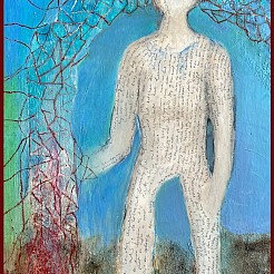 Een boog van moza&iuml;k geschilderd door 