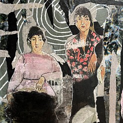 Decollage 1 geschilderd door 