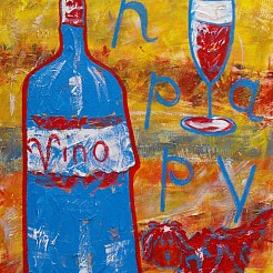 Happy geschilderd door 