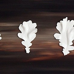Autumn Oak Leaves geschilderd door 