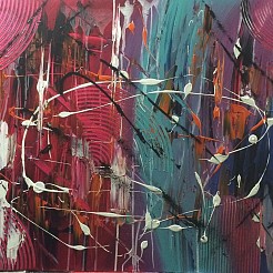 Abstract geschilderd door 