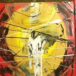 3 luik geschilderd door 