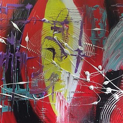 Abstract geschilderd door 