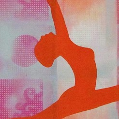 Yoga art 8 geschilderd door 