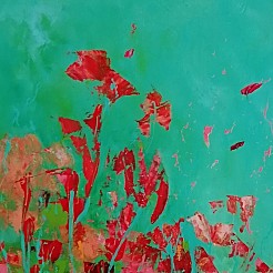 Fields of joy geschilderd door 