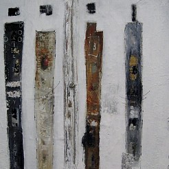 5 in a row geschilderd door 