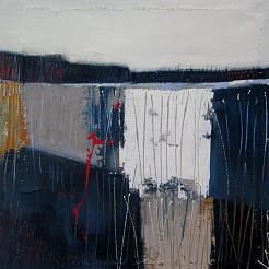 Hinterland geschilderd door 