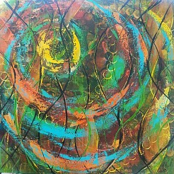 Whirlwind geschilderd door 