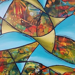 Fierce geschilderd door 