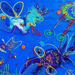 Attack geschilderd door 