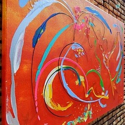 Sold geschilderd door 