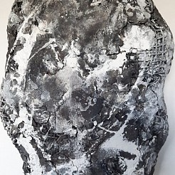 Rubble stone geschilderd door 