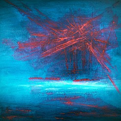 Striking a Chord geschilderd door 