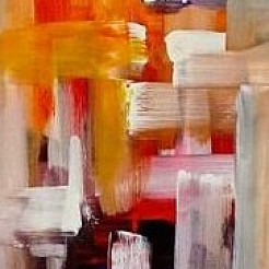 Regenboog geschilderd door 