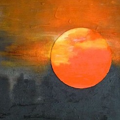 Zon geschilderd door 