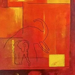 Kleine Fantasie geschilderd door 