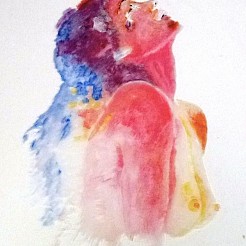 Geen! geschilderd door 