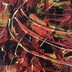 Buenos Aires 'El Cuevo' (Dancing around the World) geschilderd door 