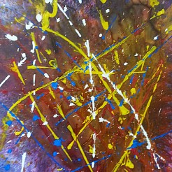 Freedom within geschilderd door 