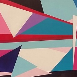 Into the triangle geschilderd door 