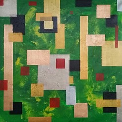 Abstract 2 (Stylish) geschilderd door 