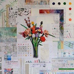 Lego Flowers geschilderd door 