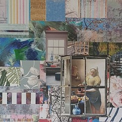 Het Melkmeisje geschilderd door 