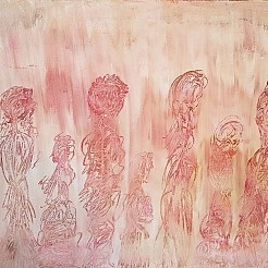 Silent Walk geschilderd door 