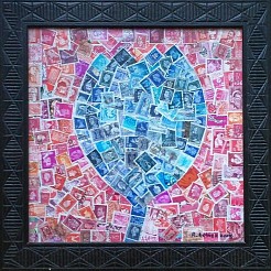 Tulp geschilderd door 