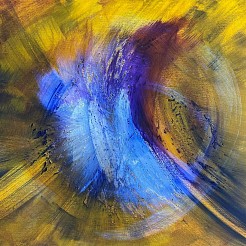 Feng shui 1m x 1m 2023 geschilderd door 