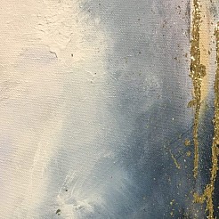 Gold leaf geschilderd door 