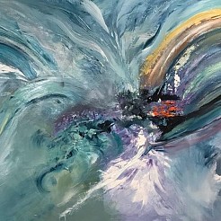 Flowerpower geschilderd door 