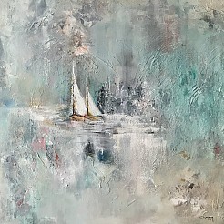 You know where to go geschilderd door 