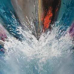 Wake-up call geschilderd door 