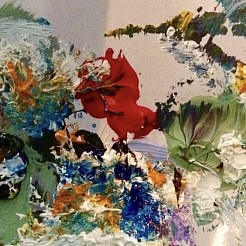 Flowerpower2 geschilderd door 