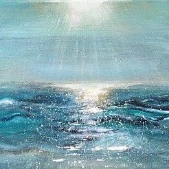 Sunset geschilderd door 