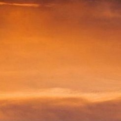 Orange sky geschilderd door 