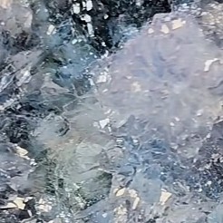 Crystal blue geschilderd door 