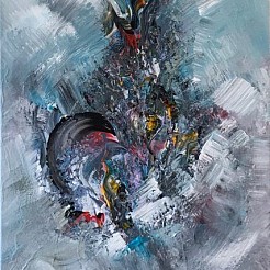 In bloom geschilderd door 