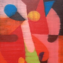 In Licht Gevormd (rood 2) geschilderd door 