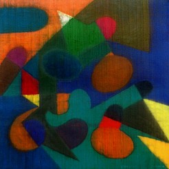 Gemscocap - drieklank geschilderd door 