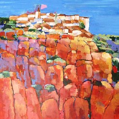 Roussilon geschilderd door 