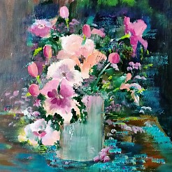 Modern stilleven geschilderd door 