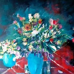 Stilleven geschilderd door 