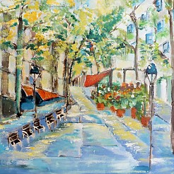 Barcelona geschilderd door 